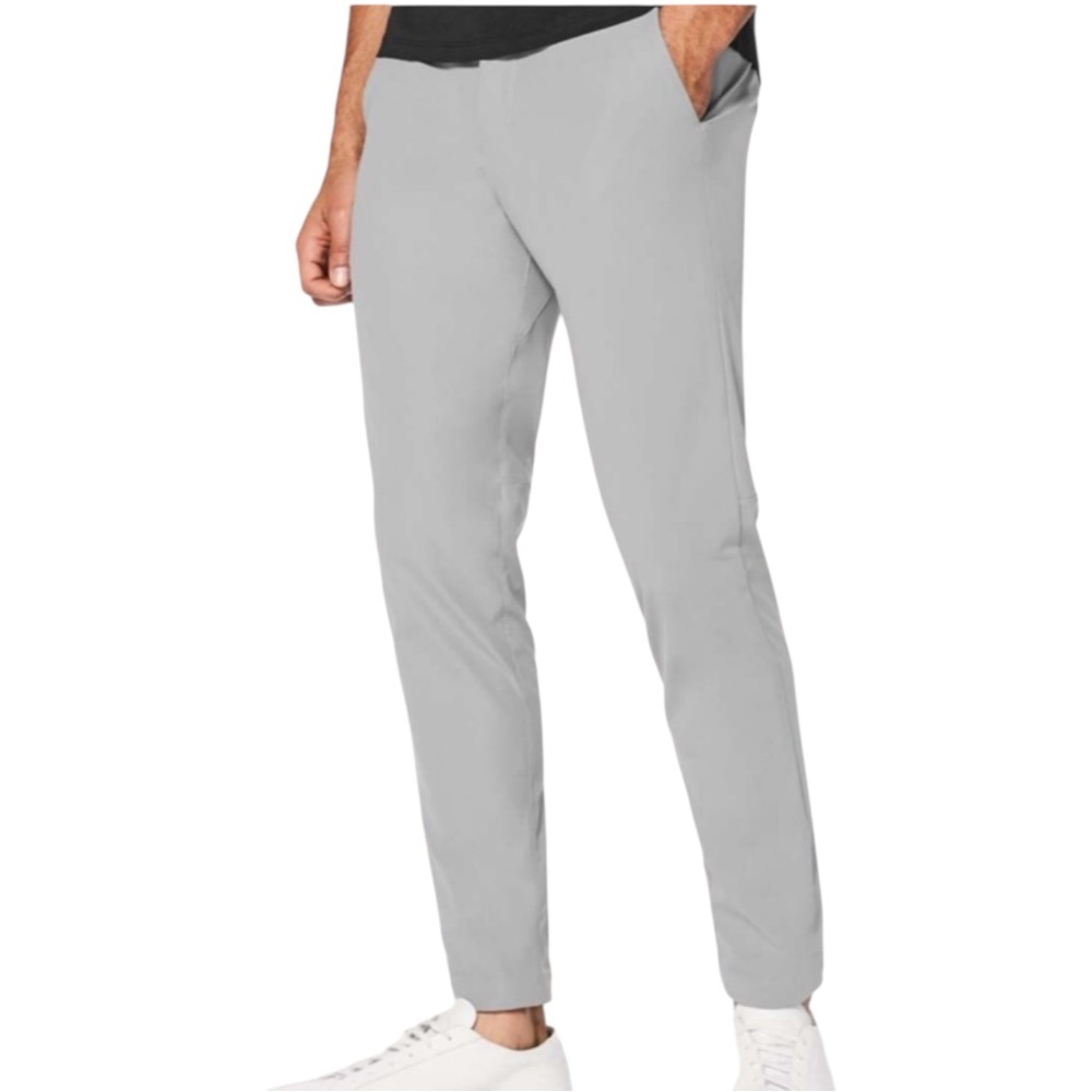LULULEMON Men's Commission Pants in Siler Drop (Gray) Size 34 - Picture 1 of 12